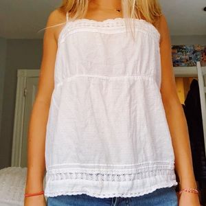 White summer top